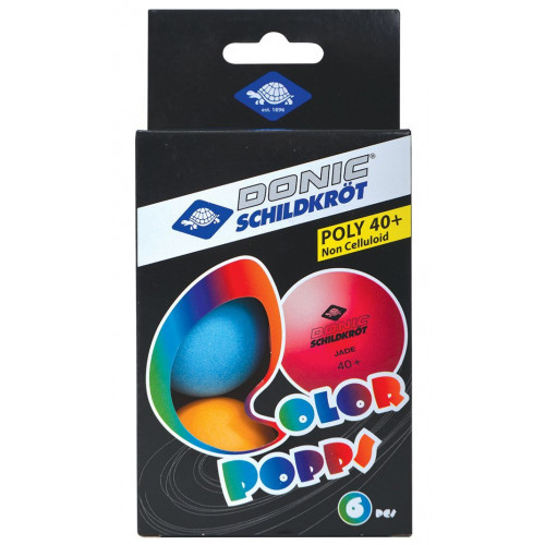 Мячи для настольного тенниса Donic Color Popps 6шт