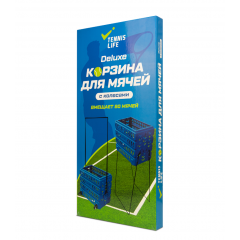 Корзина для мячей Tennis Life 80 Deluxe синяя