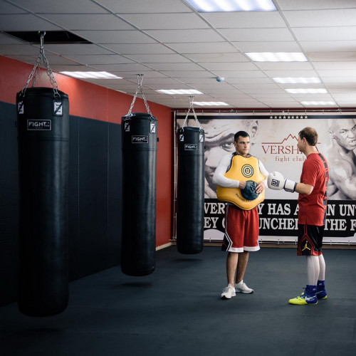 Мешок боксерский Fighttech  180х40 кожа HBL5 