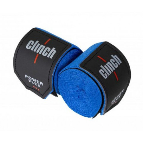 Бинт боксерский Clinch Power Flex Blue