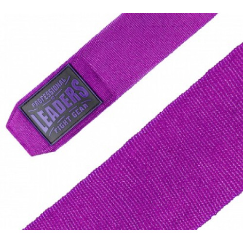 Бинт боксерский Leaders Pro Violet