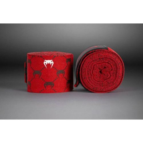 Бинт боксерский Venum Advanced Monogram Red Cherry