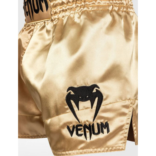 Шорты для тайского бокса Venum Classic Gold/Black