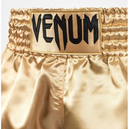 Шорты для тайского бокса Venum Classic Gold/Black