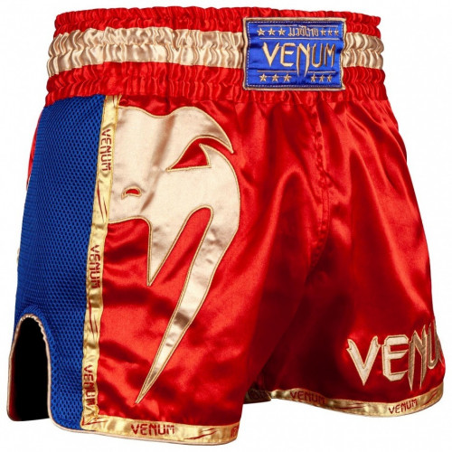 Шорты для тайского бокса Venum Giant Red/Gold