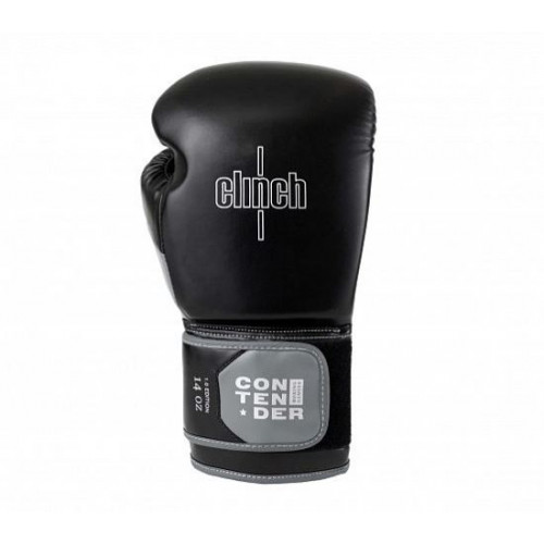 Боксерские перчатки Clinch Contender черно-серые