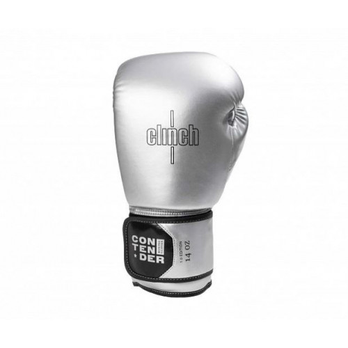 Боксерские перчатки Clinch Contender серебристый