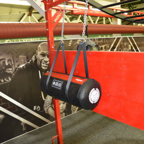 Мешок боксерский горизонтальный Fighttech 90х38 кожа SBL4