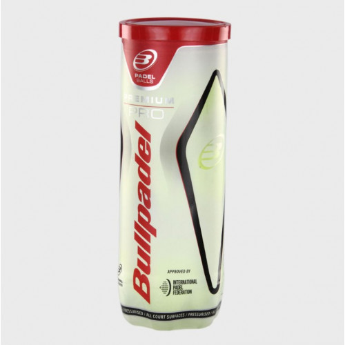 Мячи для падела Bullpadel Premium Pro, туба 3 шт