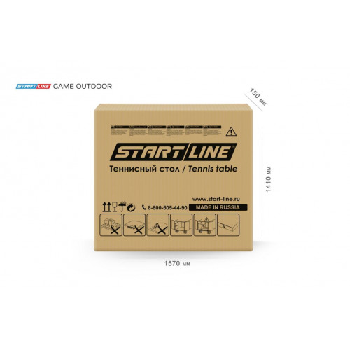 Теннисный стол Start Line Game Outdoor Black 6 мм