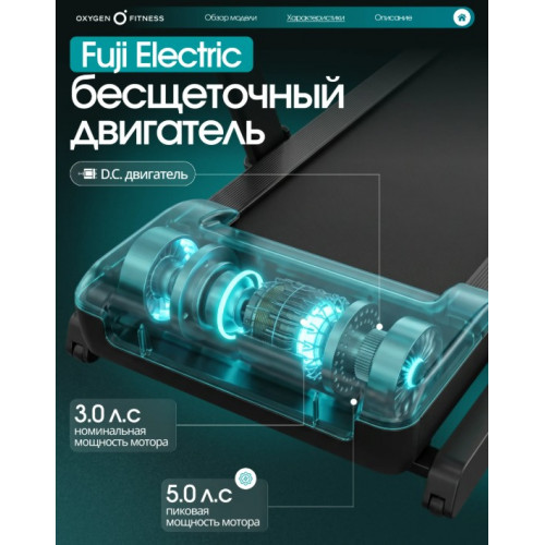 Беговая дорожка домашняя OXYGEN FITNESS KRYPTON