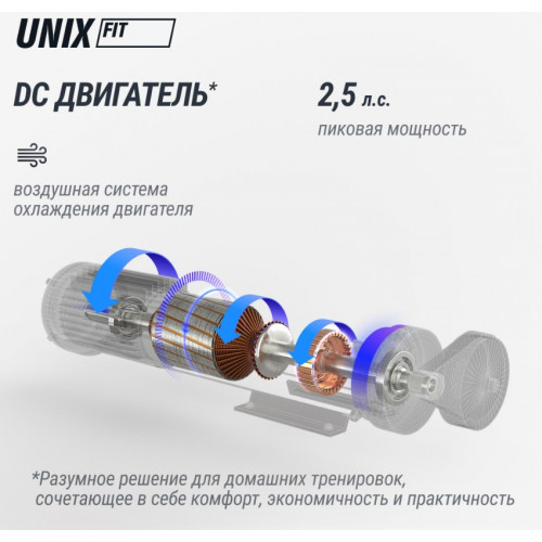 Беговая дорожка UNIXFIT Wood Way 2.0 APP