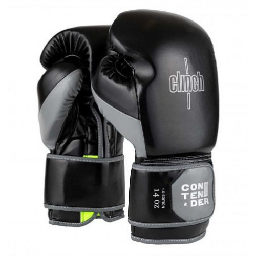 Боксерские перчатки Clinch Contender Black