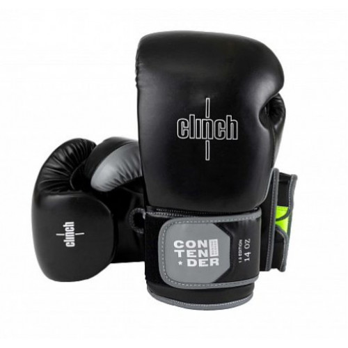 Боксерские перчатки Clinch Contender Black