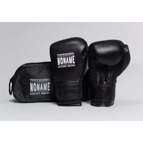 Боксерские перчатки No Name Leather Black