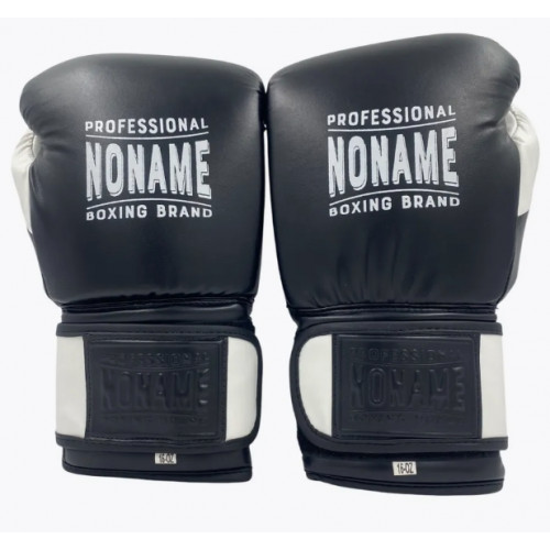 Боксерские перчатки No Name Black White