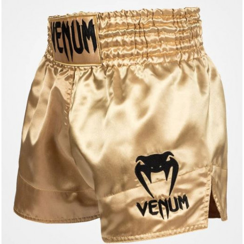 Шорты для тайского бокса Venum Classic Gold/Black